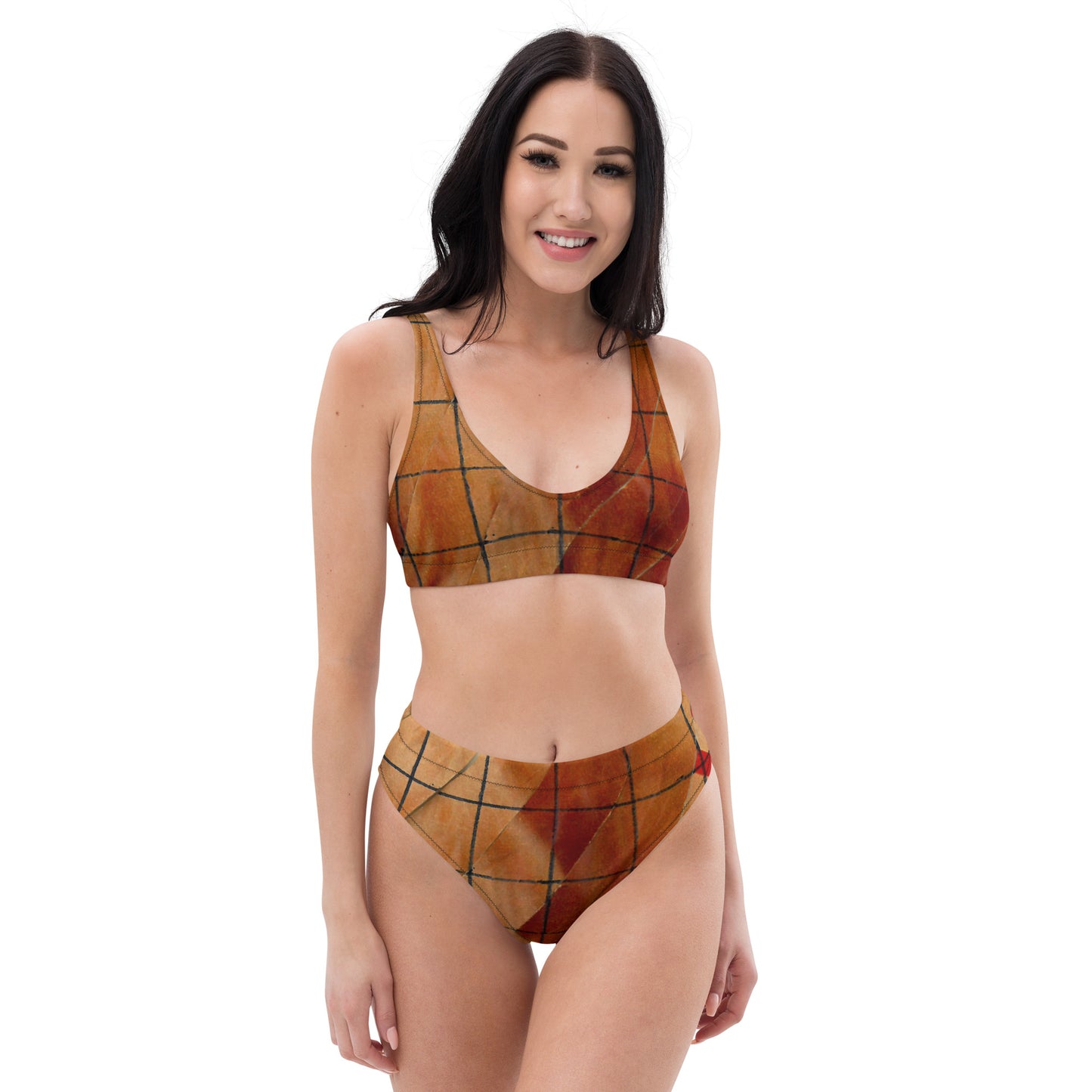 MYART ZW Grid Recycled high-waisted bikini ANR:23005 ZeilenWind