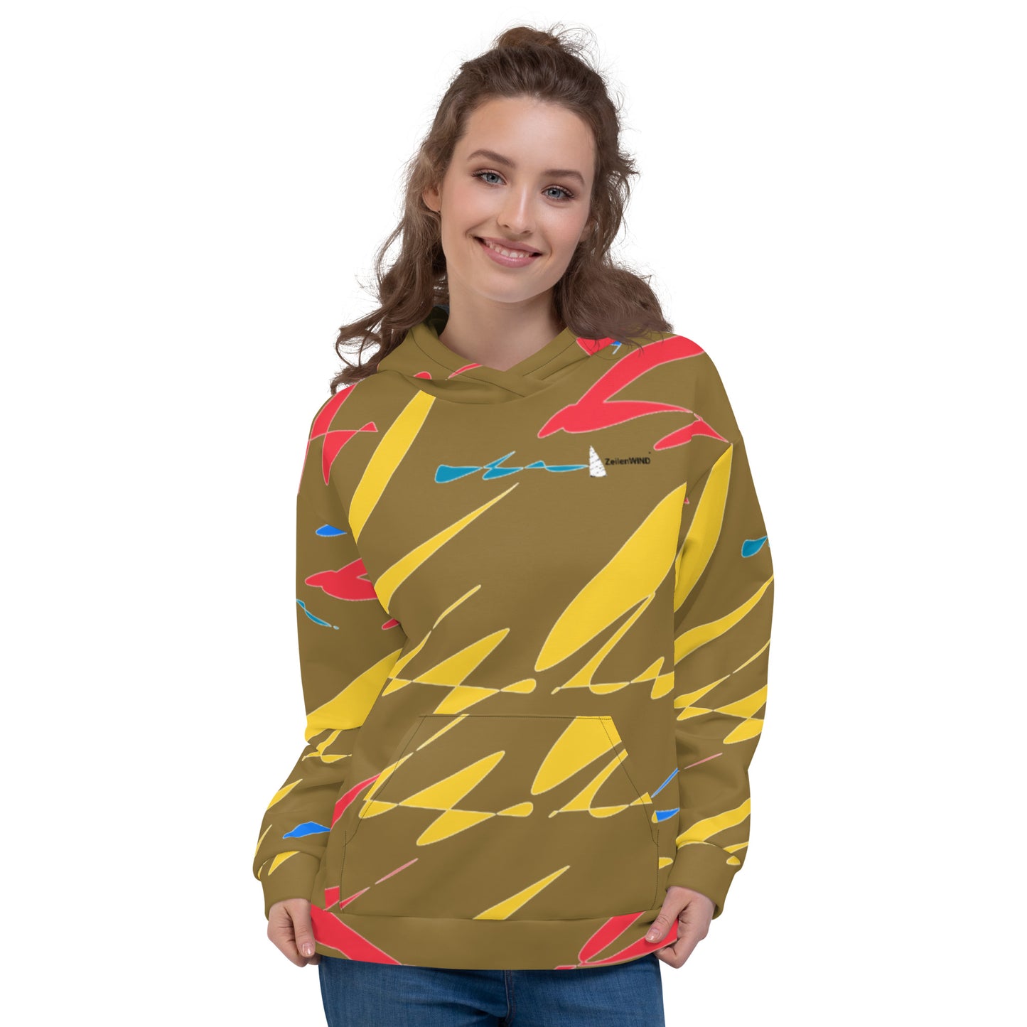 MYART ZW ColorFont Unisex Hoodie ANR:20022 ZeilenWind
