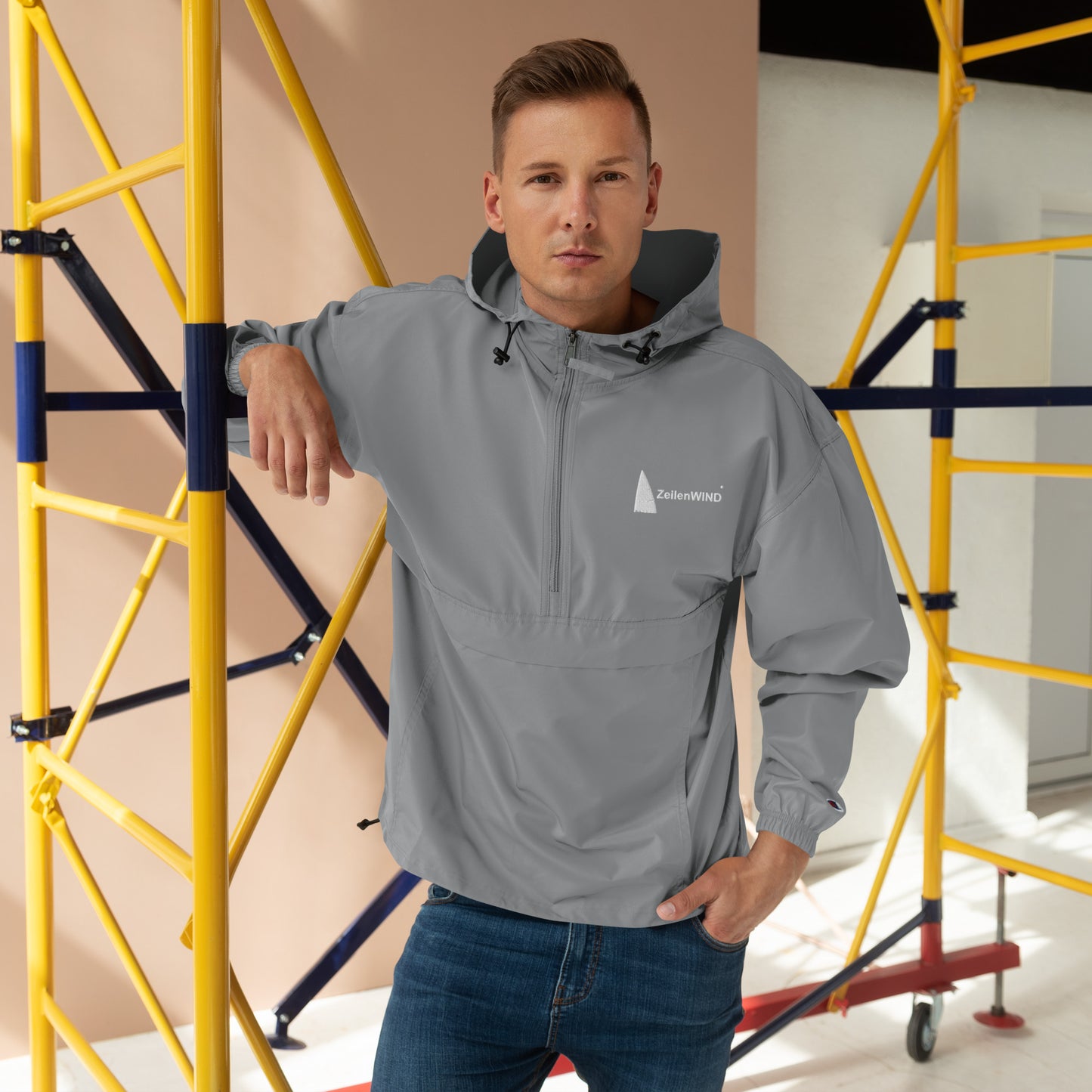 ZW Champion Packable Jacket Bestickte ANR:10009 ZeilenWind