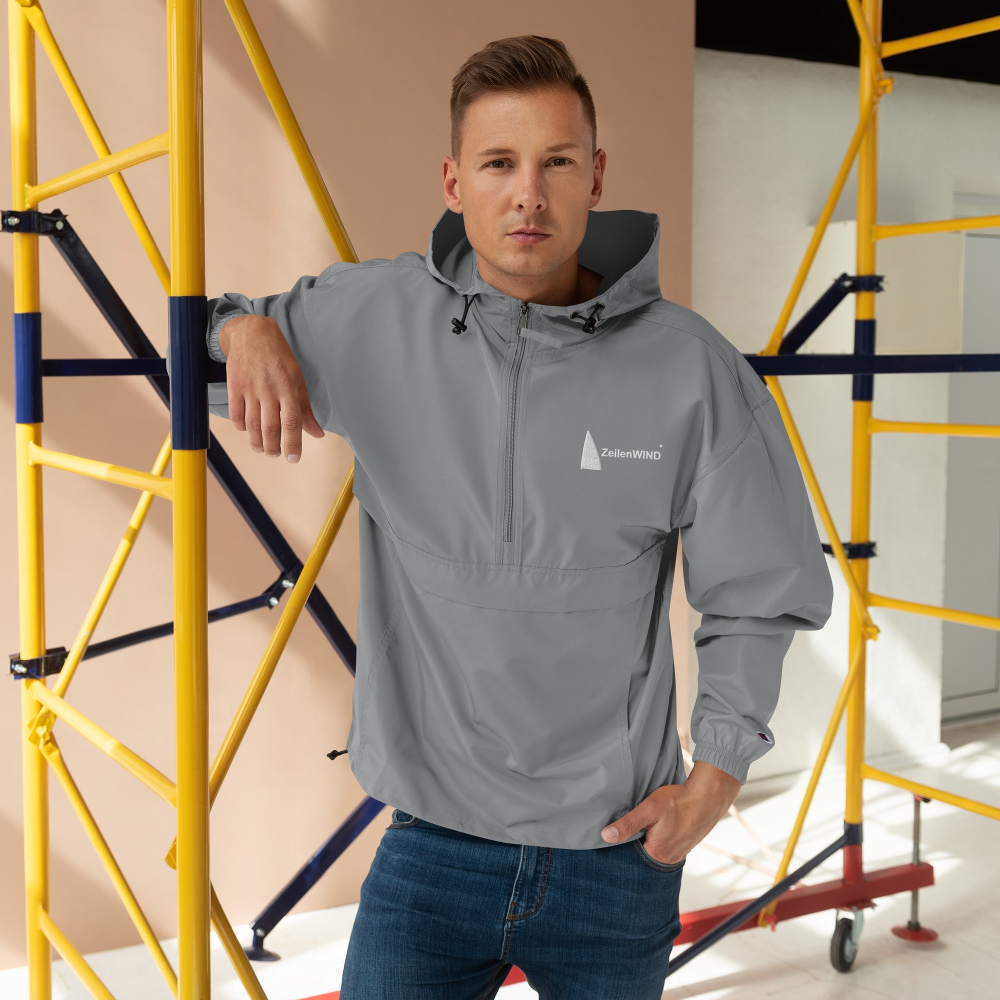 ZW Champion Packable Jacket Bestickte ANR:10009 ZeilenWind
